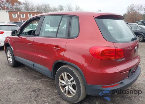 2012 Volkswagen Tiguan S z USA, uszkodzony, nr VIN WVGAV7AX9CW004667
